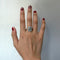Bague 57 Art déco - Bague en or blanc et diamants 58 Facettes 260033SP