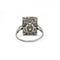 Bague 57 Art déco - Bague en or blanc et diamants 58 Facettes 260033SP