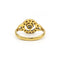 Bague 51 Bague en or jaune, platine et diamants 58 Facettes 260037SP