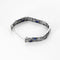 Bracelet Bracelet articulé en or blanc, diamants et saphirs de synthèse 58 Facettes B260353
