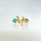 Boucles d'oreilles Single Tulip T for Tulip - Boucles d'oreilles en or 18K, émeraudes et diamants 58 Facettes GER1015GN