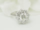 Bague 54 Bague marguerite ancienne en or blanc et diamants 58 Facettes 33796