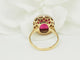 Bague 55 Bague Art nouveau en or jaune, rubis de Verneuil et diamants 58 Facettes 33793