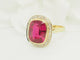 Bague 55 Bague Art nouveau en or jaune, rubis de Verneuil et diamants 58 Facettes 33793
