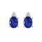 Boucles d'oreilles Boucles d'oreilles Tulip en or blanc 18K, saphirs et diamants 58 Facettes GER1347BL