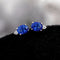 Boucles d'oreilles Boucles d'oreilles Tulip en or blanc 18K, saphirs et diamants 58 Facettes GER1347BL