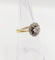 Bague 50.5 Bague marguerite en or 18k, platine et diamants 58 Facettes A07422
