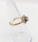 Bague 50.5 Bague marguerite en or 18k, platine et diamants 58 Facettes A07422