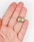 Bague 49.5 Bague chevalière victorienne en or 18K, fleurs et émail 58 Facettes A07423