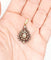 Pendentif Victorien - Pendentif en argent et or 18k, diamants taille rose 58 Facettes A07426