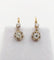 Boucles d'oreilles Dormeuses antiques en or 18K, platine et diamants 58 Facettes A07427