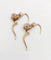 Boucles d'oreilles Dormeuses antiques en or 18K, platine et diamants 58 Facettes A07427