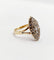 Bague 56 Bague marquise victorienne en or 18k et diamants taille rose 58 Facettes A07428