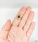 Bague 55.5 Bague marquise antique en or 18K, saphir et diamants 58 Facettes A07429