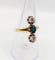 Bague 55.5 Bague marquise antique en or 18K, saphir et diamants 58 Facettes A07429