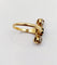 Bague 55.5 Bague marquise antique en or 18K, saphir et diamants 58 Facettes A07429