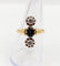 Bague 55.5 Bague marquise antique en or 18K, saphir et diamants 58 Facettes A07429