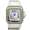 Montre Cartier Santos - Montre dame en or jaune 18K et acier 58 Facettes MT46940