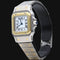 Montre Cartier Santos - Montre dame en or jaune 18K et acier 58 Facettes MT46940
