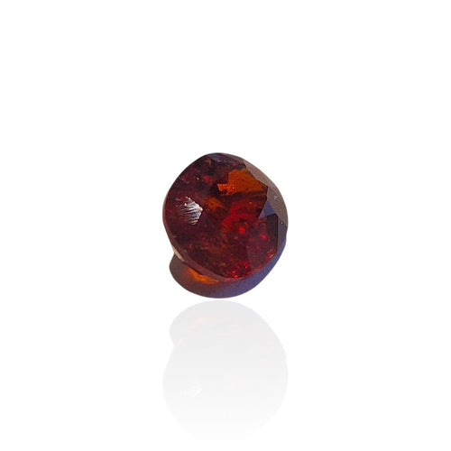 Pendentif Grenat spessartite - Pierre ovale mixte de Zambie 4,31 ct 58 Facettes #26-116-GRSPOV
