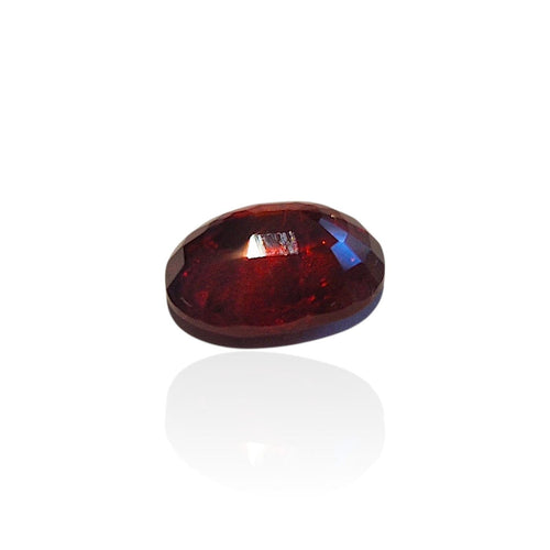 Pendentif Grenat spessartite - Pierre ovale mixte de Zambie 4,31 ct 58 Facettes #26-116-GRSPOV