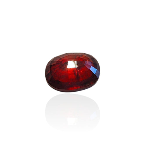 Pendentif Grenat spessartite - Pierre ovale mixte de Zambie 4,31 ct 58 Facettes #26-116-GRSPOV