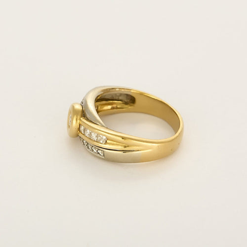 Bague 58 Bague solitaire en or jaune et diamant 58 Facettes B260175