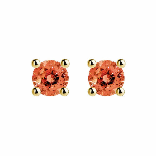 Single Tulip - Boucles d'oreilles en or 18K et tourmalines orange 58 Facettes GER1335OG