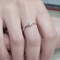 Bague 55 Bague solitaire en or blanc 18k et diamant 58 Facettes S484