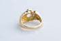 Bague 53 Bague en or jaune 18 carats et diamants 58 Facettes BGDOC450-107