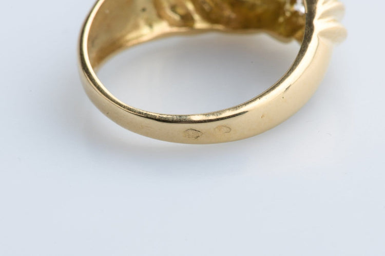 Bague 53 Bague en or jaune 18 carats et diamants 58 Facettes BGDOC450-107