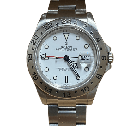 Montre Rolex Explorer II - Montre en acier 58 Facettes Rolex-001