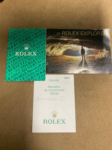 Montre Rolex Explorer II - Montre en acier 58 Facettes Rolex-001