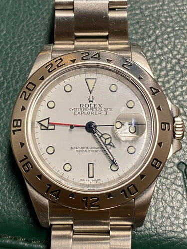 Montre Rolex Explorer II - Montre en acier 58 Facettes Rolex-001