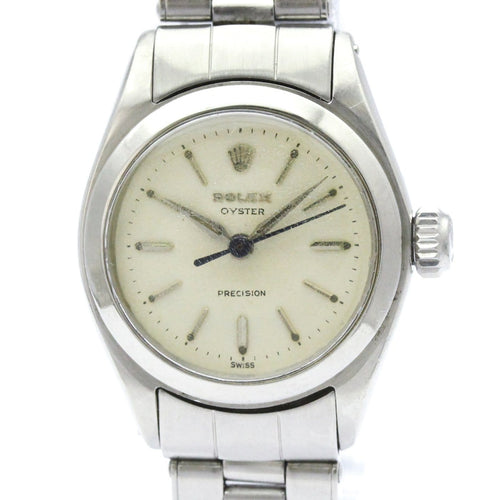 Montre Rolex Oyster Precision - Montre en acier 58 Facettes pue47f056n