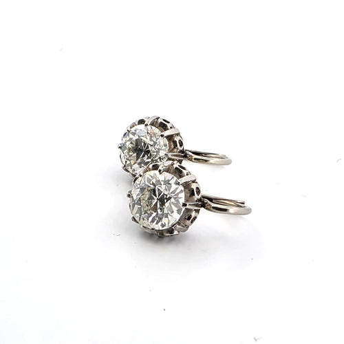 Boucles d'oreilles Boucles d'oreilles en or blanc 18 ct et diamants 58 Facettes 400/26 E 219/26