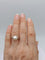 Bague 57 Bague ancienne en platine avec perle de culture et diamants 58 Facettes AX/18/0