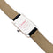 Montre Cartier Tank Américaine - Montre en acier et cuir 58 Facettes 35757