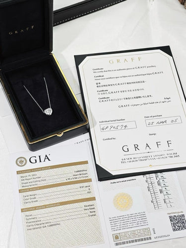 Collier Graff Icon - Collier en or 750 et diamant 0,51 ct 58 Facettes jnci109