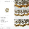 Bague 51 Buccellati Rombi - Bague en or jaune, or blanc et diamants 58 Facettes jnci112