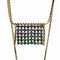 Collier Collier à franges d'émeraudes et saphirs en or jaune 58 Facettes REF2363-85