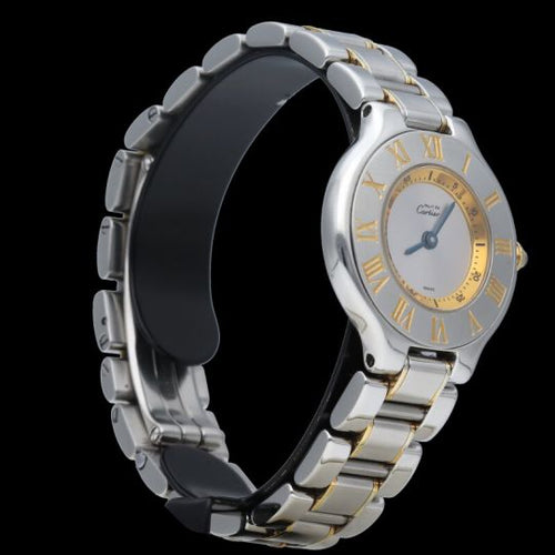 Montre Cartier Must 21 - Montre en or jaune et acier 58 Facettes MT47099