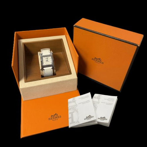 Montre Hermès Heure H - Montre en acier 58 Facettes MT46648