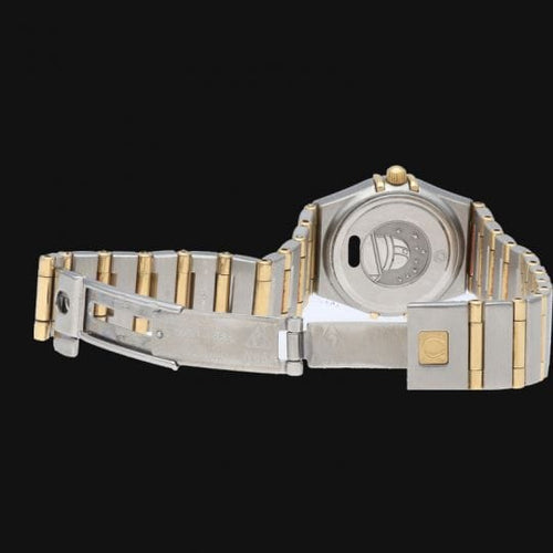 Montre Omega Constellation - Montre Mini 22,5 mm en or jaune, acier et diamants 58 Facettes MT46988