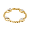 Bracelet Bracelet en or jaune et or blanc avec diamants 58 Facettes 3132892RV