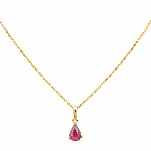 Collier Didier Guérin - Collier en or jaune et rubis 58 Facettes 4021227RV