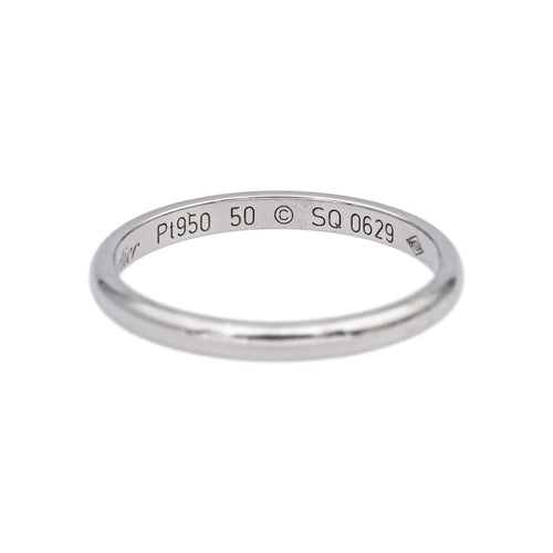 Bague 50 Cartier 1895 - Bague alliance en platine 58 Facettes 5021900CN