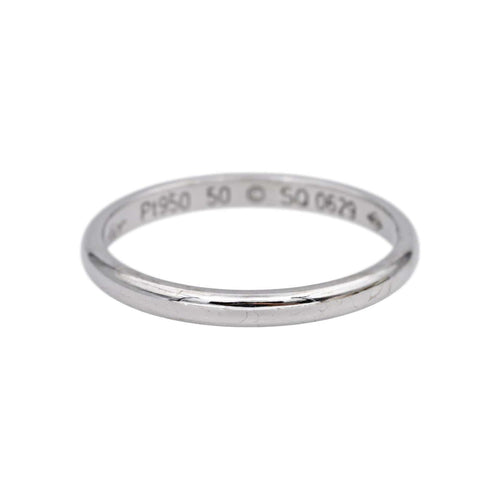 Bague 50 Cartier 1895 - Bague alliance en platine 58 Facettes 5021900CN