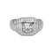 Bague 55 Bague solitaire en or blanc et diamant 58 Facettes 5097946CN