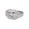 Bague 55 Bague solitaire en or blanc et diamant 58 Facettes 5097946CN